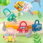 Lacate masinute Incuietori cu cheie Jucarii Montessori Asociere