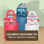 Lacate masinute Incuietori cu cheie Jucarii Montessori Asociere