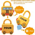 Lacate masinute Incuietori cu cheie Jucarii Montessori Asociere