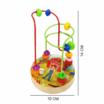 Mini Labirint cu bile Jucarie motricitate din lemn