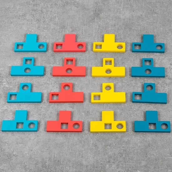 Puzzle Montessori 3D Joc gandire logica Tip Tetris din lemn