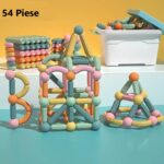 Puzzle-magnetic-stivuire-STEM-52-piese-stick-Joc-constructii