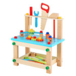 Scaun cu scule Joc de asamblat Bancul cu instrumente lemn