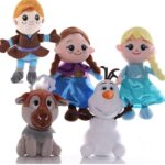 Set Disney 5 Jucarii plus Frozen Elsa Anna Olaf Sven Kristoff