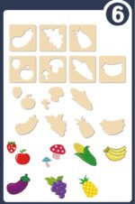 Set creativ de desen Jucarii sabloane lemn Pictam matrita