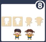 Set creativ de desen Jucarii sabloane lemn Pictam matrita