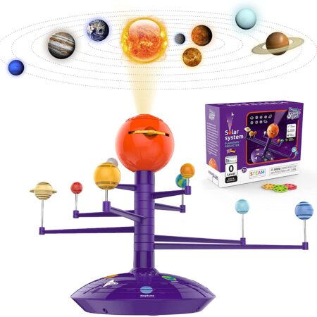 Sistemul Solar cu Proiector Jucarie educativa Planete cu lumina