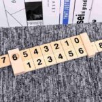 Tabla aritmetica Placa educativa matematica cu numere lemn