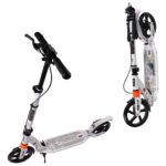 Trotineta copii dubla Suspensie si Frana de mana Roti silicon