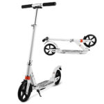 Trotineta pliabila dubla suspensie Ghidon reglabil Aliaj aluminiu