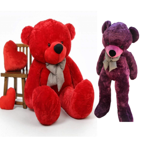 Ursulet de plus moale Rosu-Mov Jucarie animale Bear 180 cm