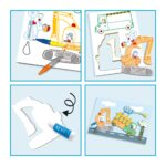 Atelierul creativ Desenam-Decupam Masini Djeco