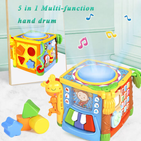 Cub cu activitati educative Muzica si forme geometrice