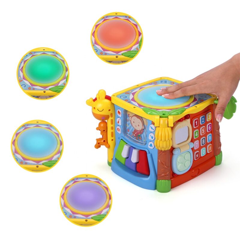 Cub cu activitati educative Muzica si forme geometrice