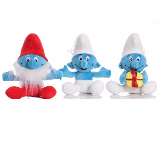 Jucarii plus Set 3 Strumfi Mascote The Smurfs 18 cm