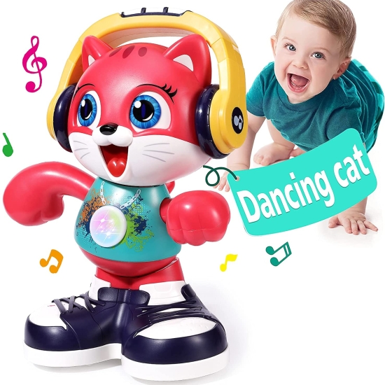 Pisicuta dansatoare Jucarie interactiva bebe Hola