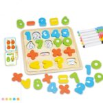 Puzzle educativ Tabla de scris Cifre si Semne matematice