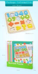 Puzzle educativ Tabla de scris Cifre si Semne matematice