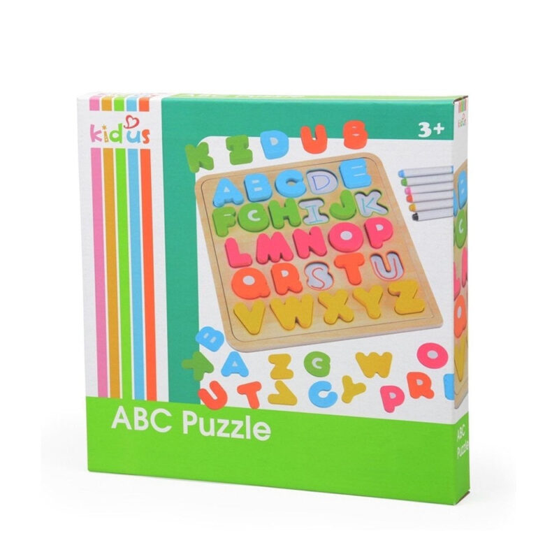 Puzzle educativ Tabla de scris alfabetica cu litere