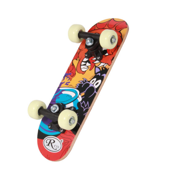 Skateboard copii Penny board din lemn cu animatie