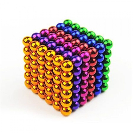 Bile magnetice antistres Neocube multicolor 216 piese