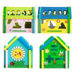 Casuta cu activitati educative Cifre-Forme geometrice