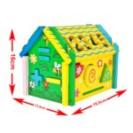 Casuta cu activitati educative Cifre-Forme geometrice