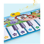 Covor pliabil educativ cu 10 taste de pian