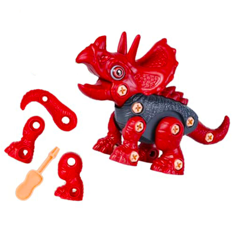Dinozaur Triceraptor cu bormasina Set constructii STEM