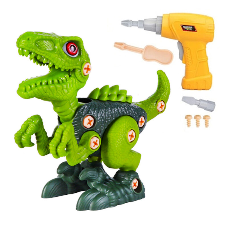 Dinozaur cu bormasina Set constructii STEM