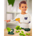 Dinozaur cu bormasina Set constructii STEM