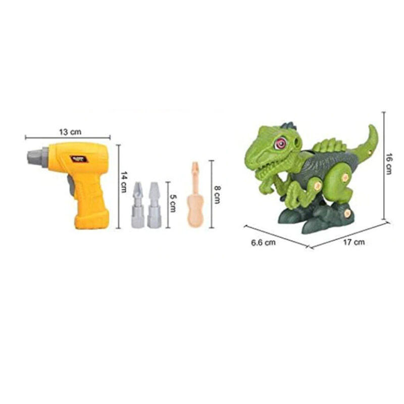 Dinozaur cu bormasina Set constructii STEM