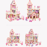 Puzzle asamblare Casuta Printesei 298 piese