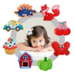 Puzzle bucati 3D Animale marine din lemn