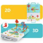 Set constructie Puzzle STEM Jucarii educative 237 piese