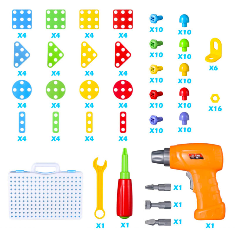 Set constructie Puzzle STEM Jucarii educative 237 piese