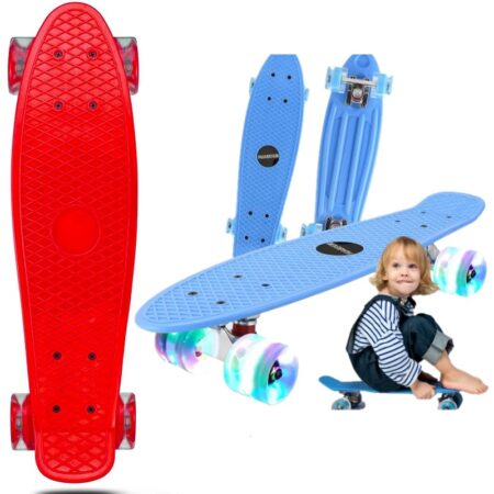 Skateboard copii cu Roti luminoase din silicon