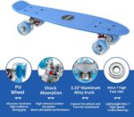 Skateboard copii cu Roti luminoase din silicon