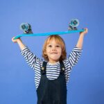 Skateboard copii cu Roti luminoase din silicon