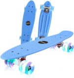 Skateboard copii cu Roti luminoase din silicon