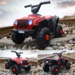 ATV Motor electric Rosu Masina cu baterii RIDE-ON