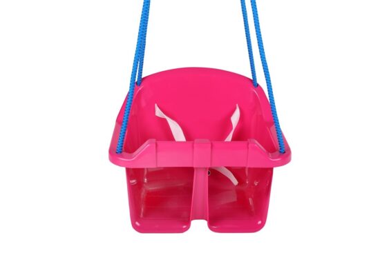 Leagan copii cu centura-protectie si spatar