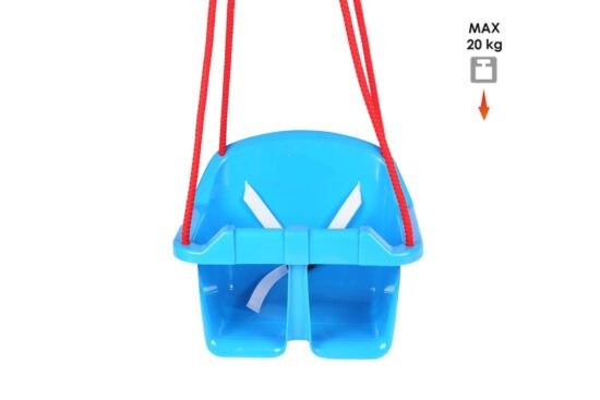 Leagan copii cu centura-protectie si spatar