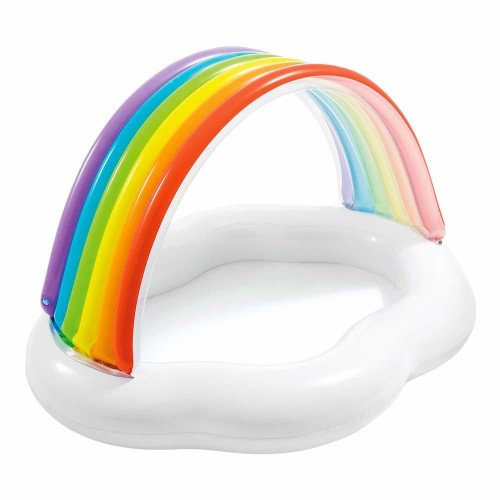 Piscina gonflabila cu parasolar Rainbow Intex