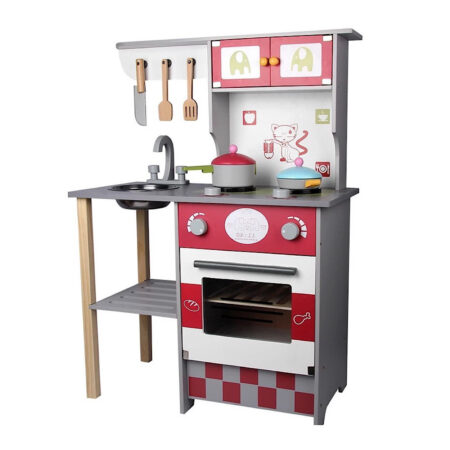 Bucatarie din lemn Vase Chiuveta Aragaz MSN