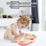 Centru de activitati Masuta-Proiector muzical bebe