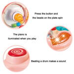 Centru de activitati Masuta-Proiector muzical bebe