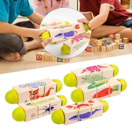 Cub Rotativ Puzzle motricitate animale insecte