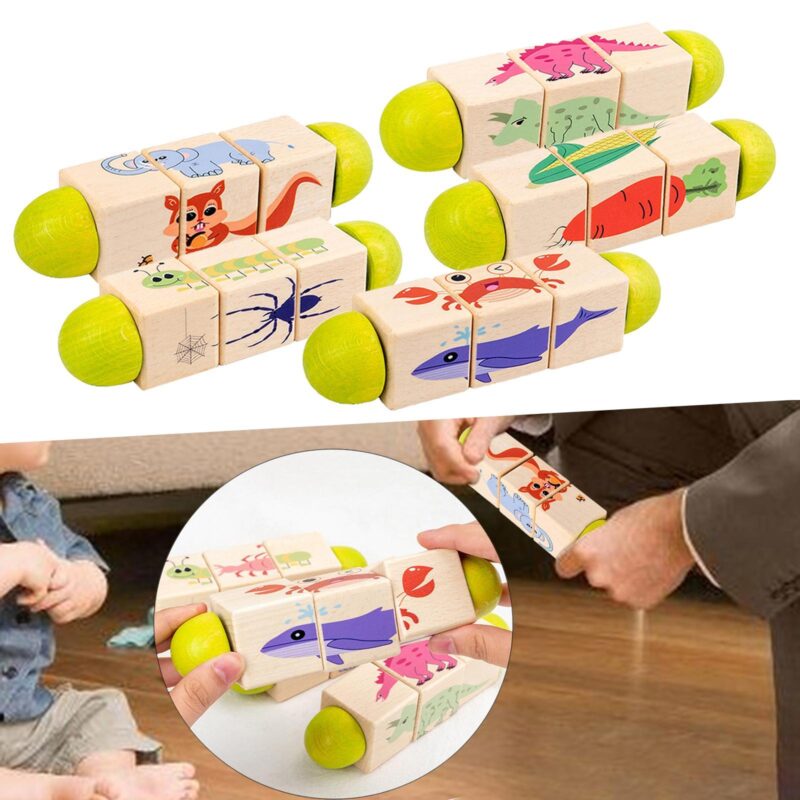 Cub Rotativ Puzzle motricitate animale insecte