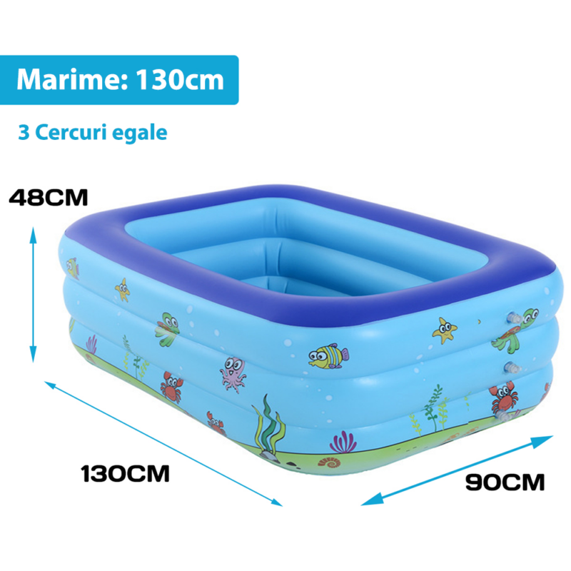 Piscina gonflabila copii Dreptunghiulara Intime Desene